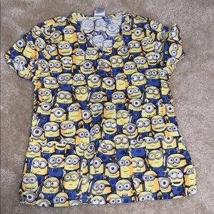 Minion Scrub Top